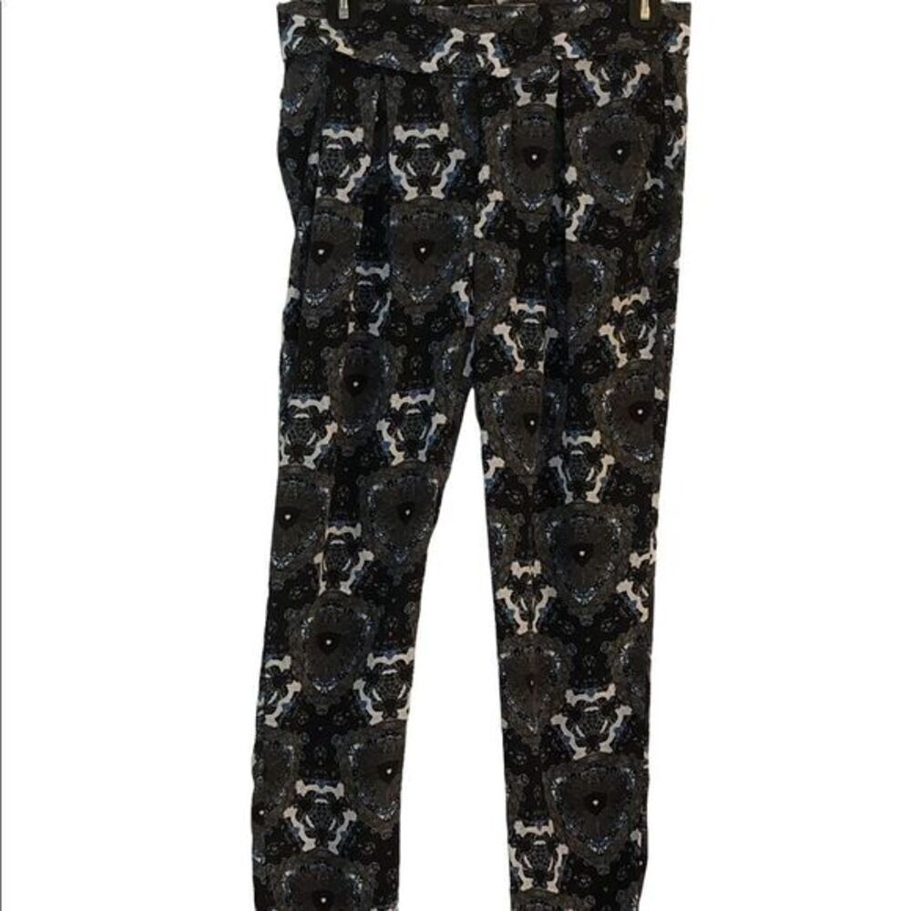 A.L.C. Womens pants Size 2 100% silk‎ high waist pockets fold over waistband